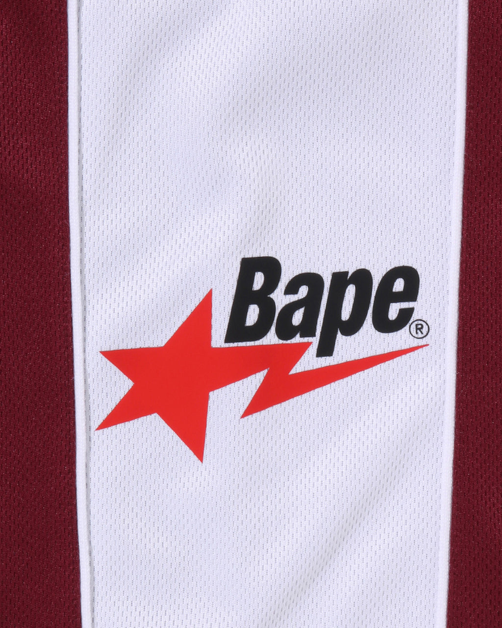BAPE Soccer Logo Warm Up Relaxed Fit Ls Tee
