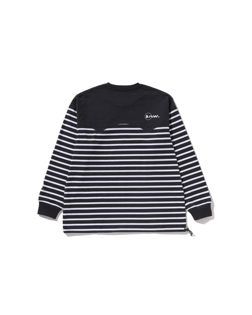 BAPE by Kazuki Kuraishi Stripe Relaxed Fit Long Tee