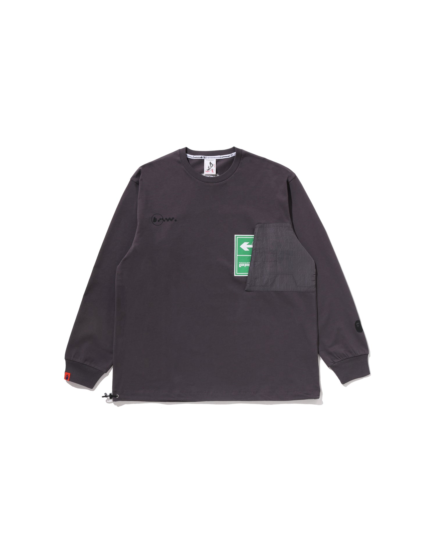 BAPE by Kazuki Kuraishi Pocket Relaxed Fit Long Tee
