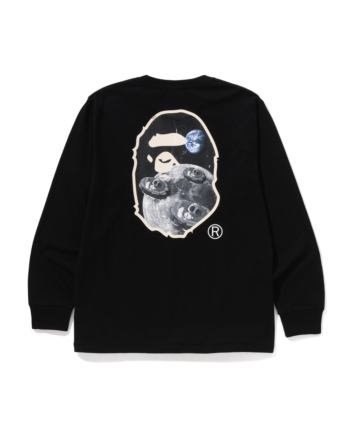 Moon Ape Head Old Photo L\u002Fs Tee