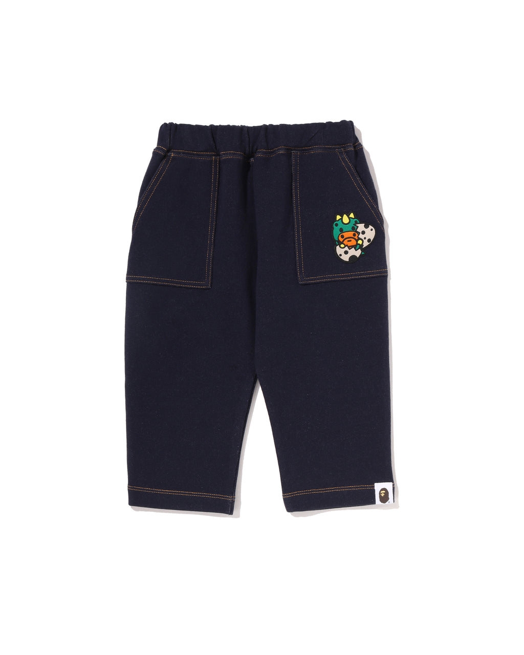 Babies Baby Milo Dinosaur Jersey Denim Baby Pants
