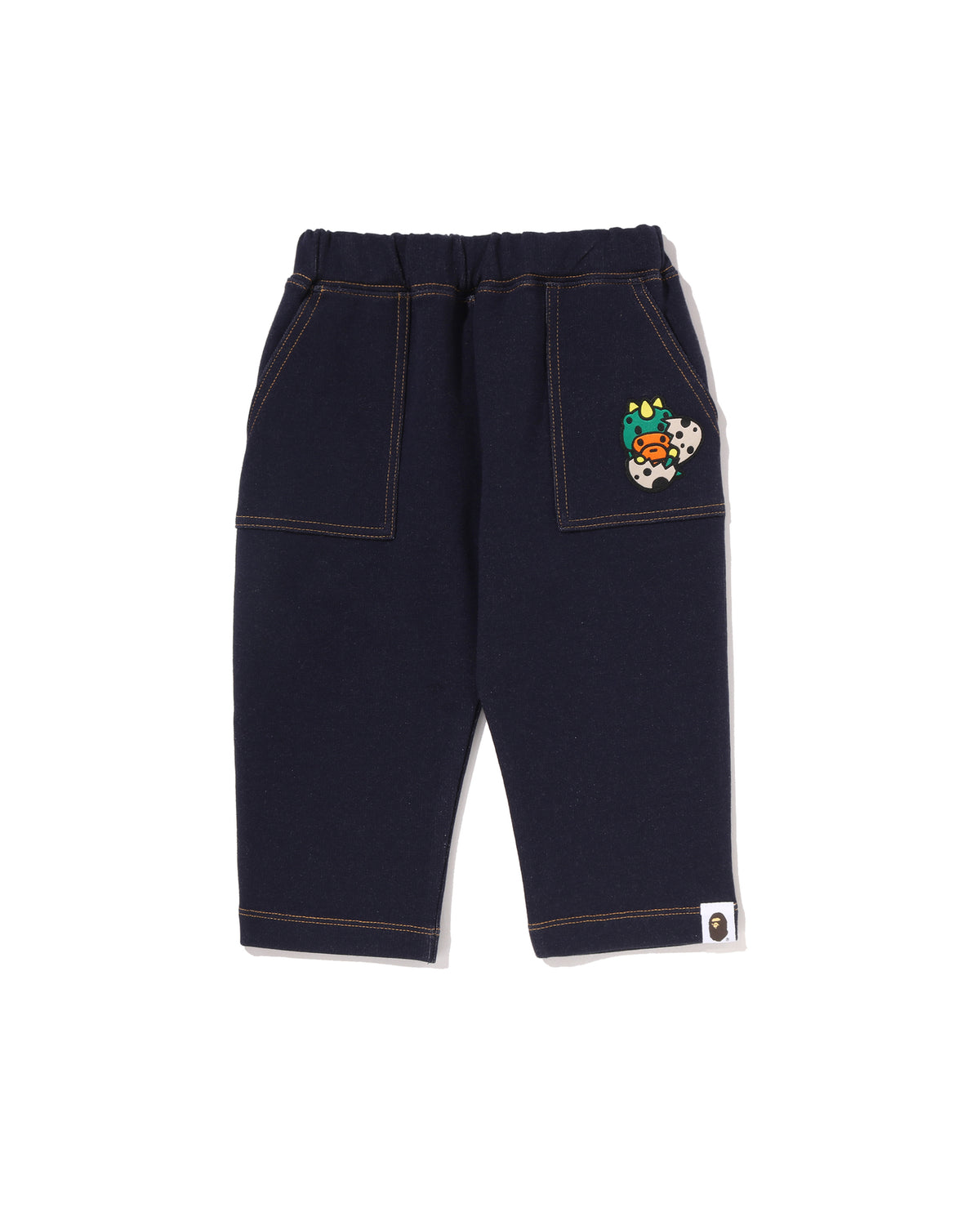 Babies Baby Milo Dinosaur Jersey Denim Baby Pants