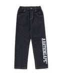 Kids 10oz Stretch Denim Tapered Pants