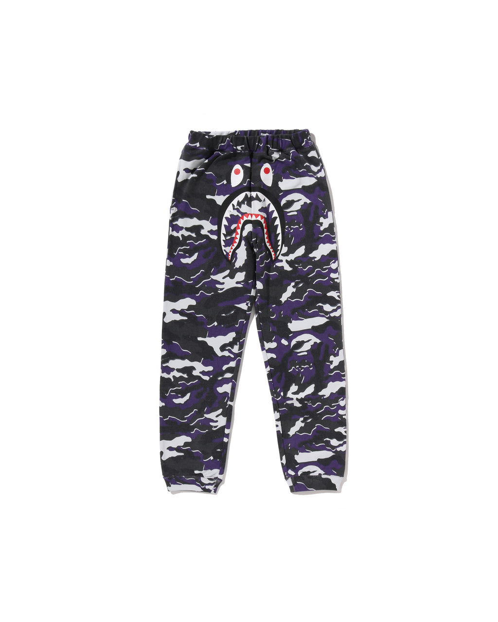 Kids Glitch Woodland Camo Shark Sweat Pants Jr
