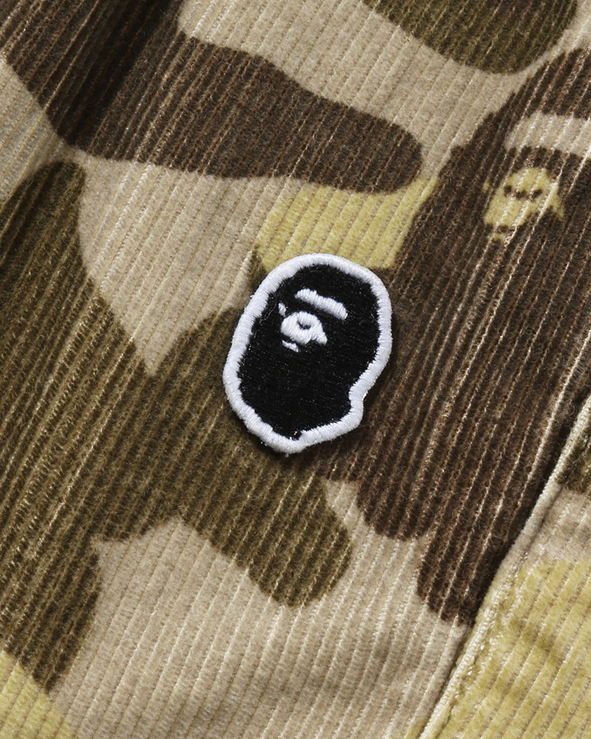 Color Camo One Point Corduroy Relaxed Fit Pants