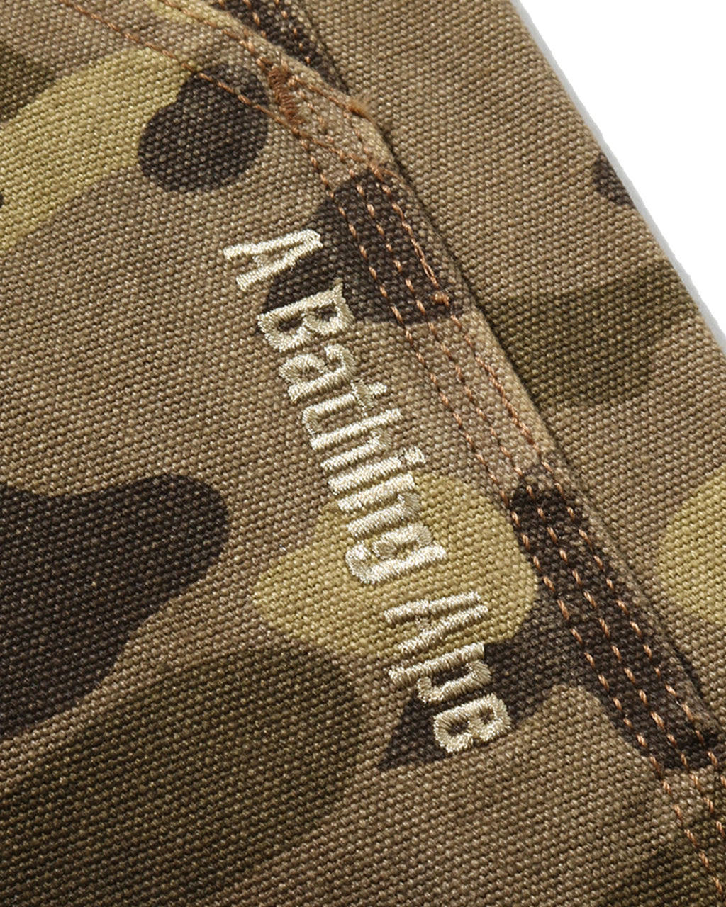 Color Camo Relaxed Fit Work Pants