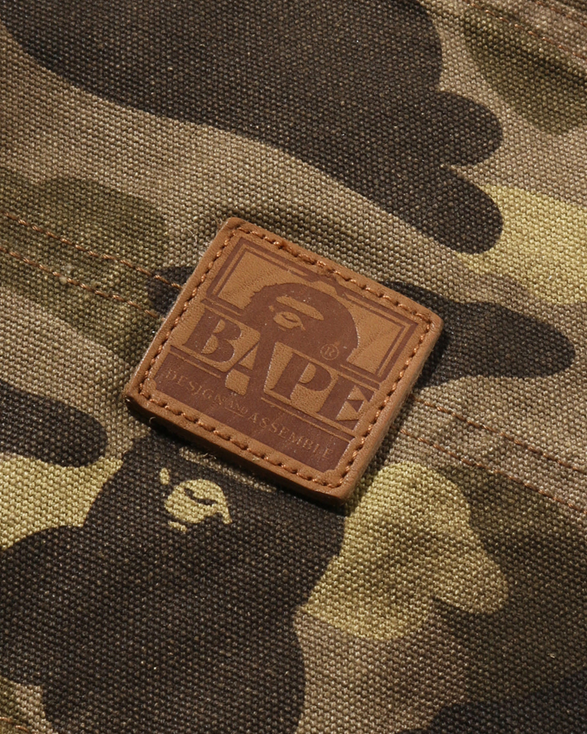 Color Camo Relaxed Fit Work Pants