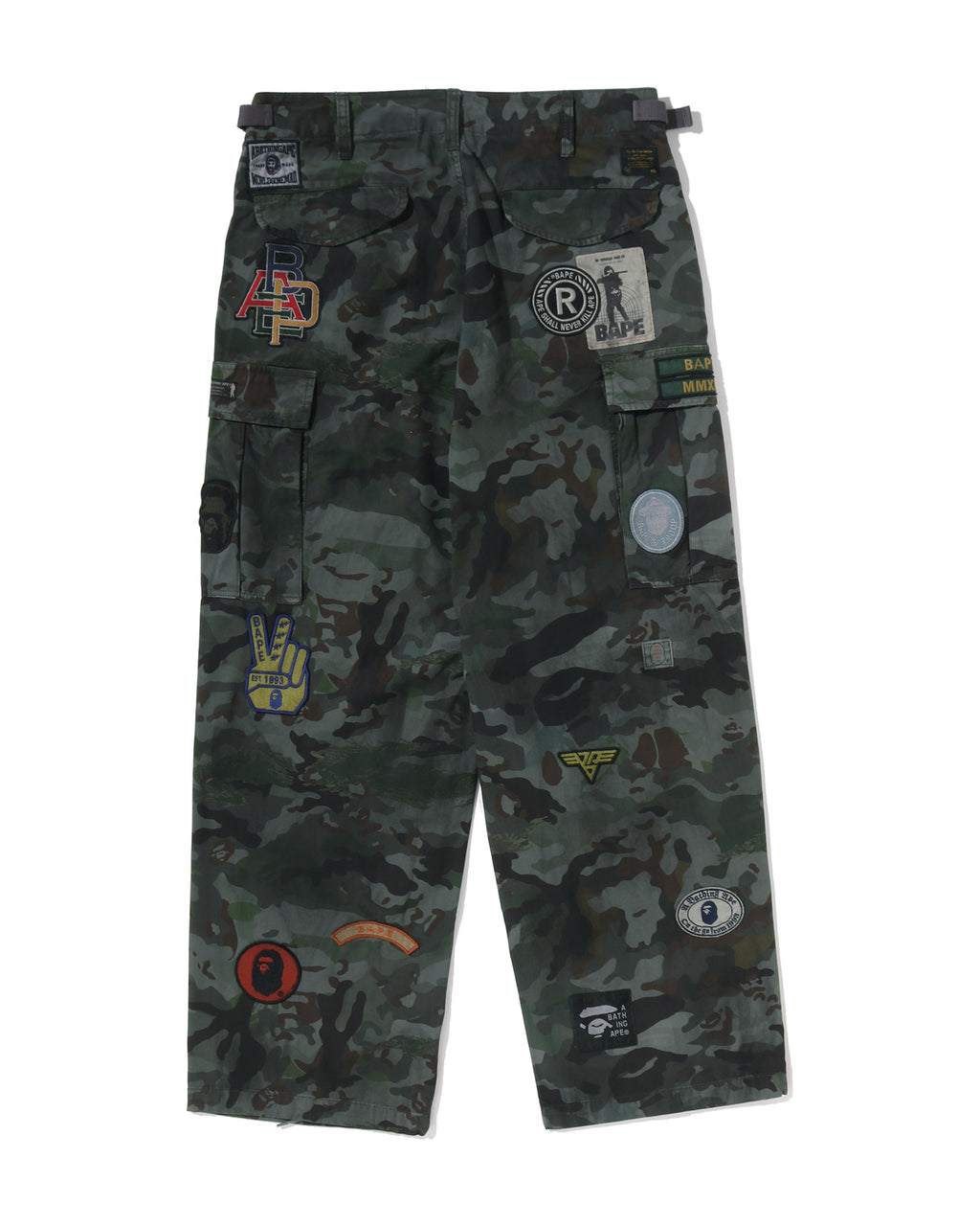 Hybrid Camo Multi Badge Cargo Pants