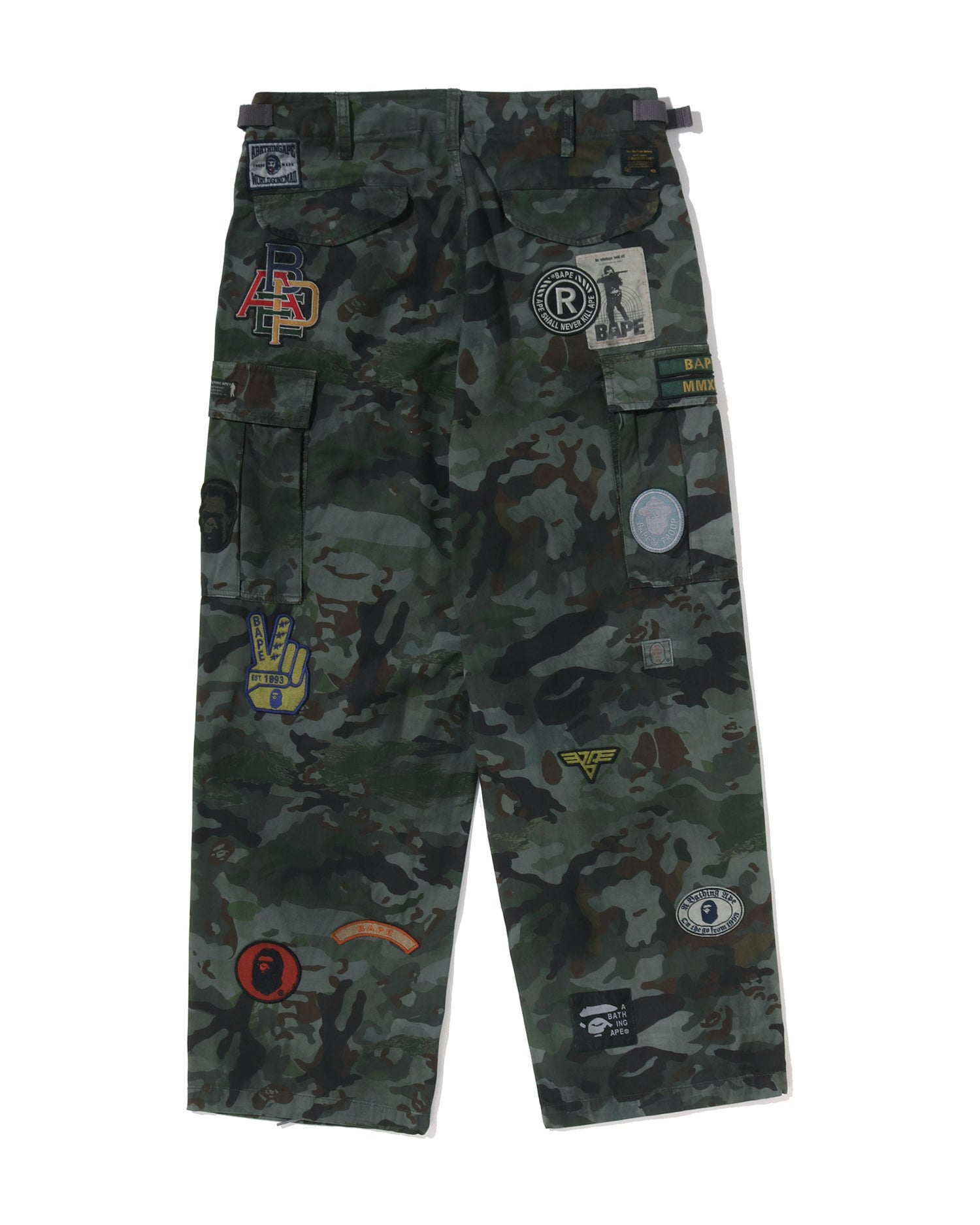 Hybrid Camo Multi Badge Cargo Pants