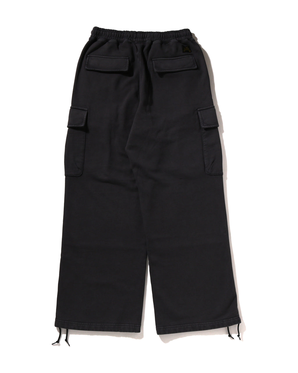 Garment Dye Wide Leg Oversized Fit Cargo Sweat Pants