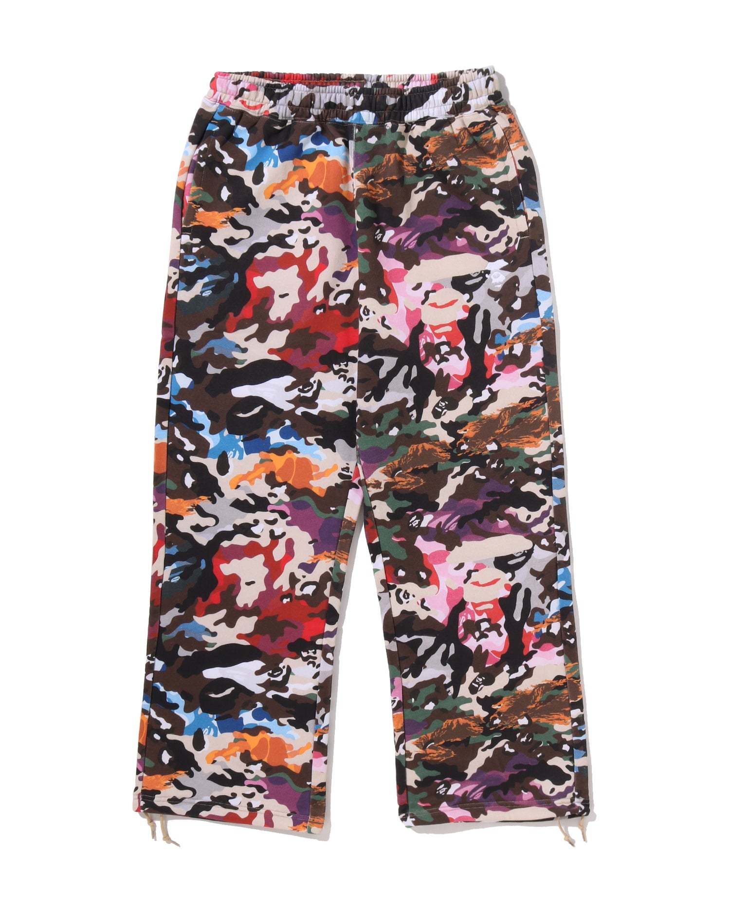 Hybrid Camo Ape Face Logo Relaxed Fit Sweatpants
