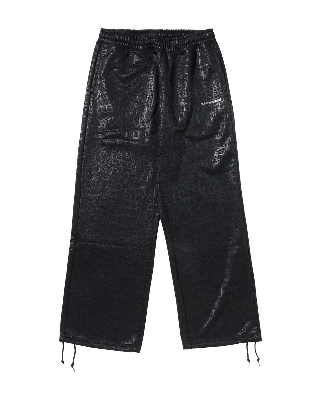 Croc Pattern Logo Relaxed Fit Sweatpants