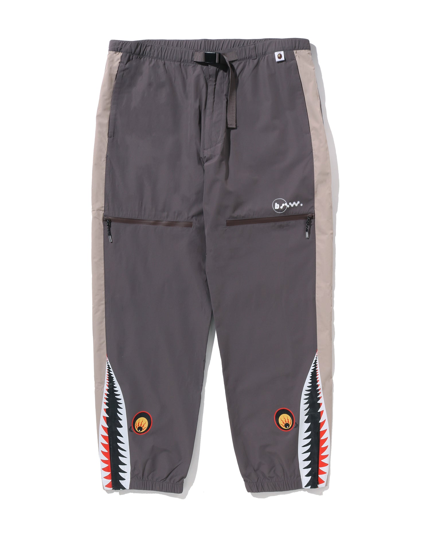BAPE by Kazuki Kuraishi Belted 3-Layer Shark Pants