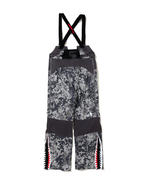 BAPE By Kazuki Kuraishi Pixelate Camo Shark 3 Layer Overalls