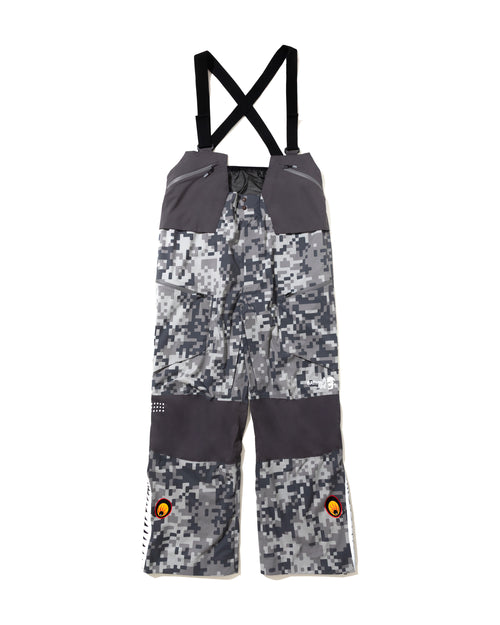 BAPE By Kazuki Kuraishi Pixelate Camo Shark 3 Layer Overalls