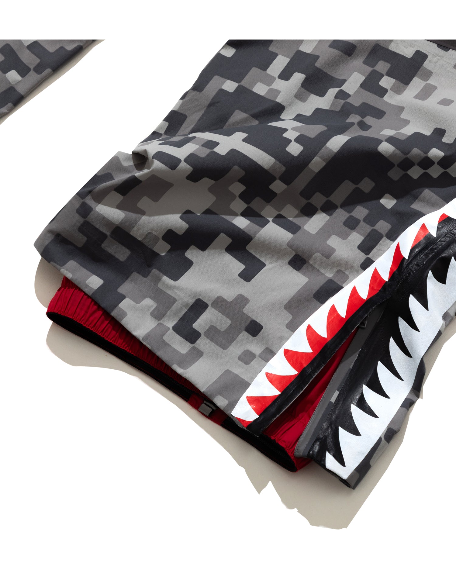 BAPE By Kazuki Kuraishi Pixelate Camo Shark 3 Layer Overalls
