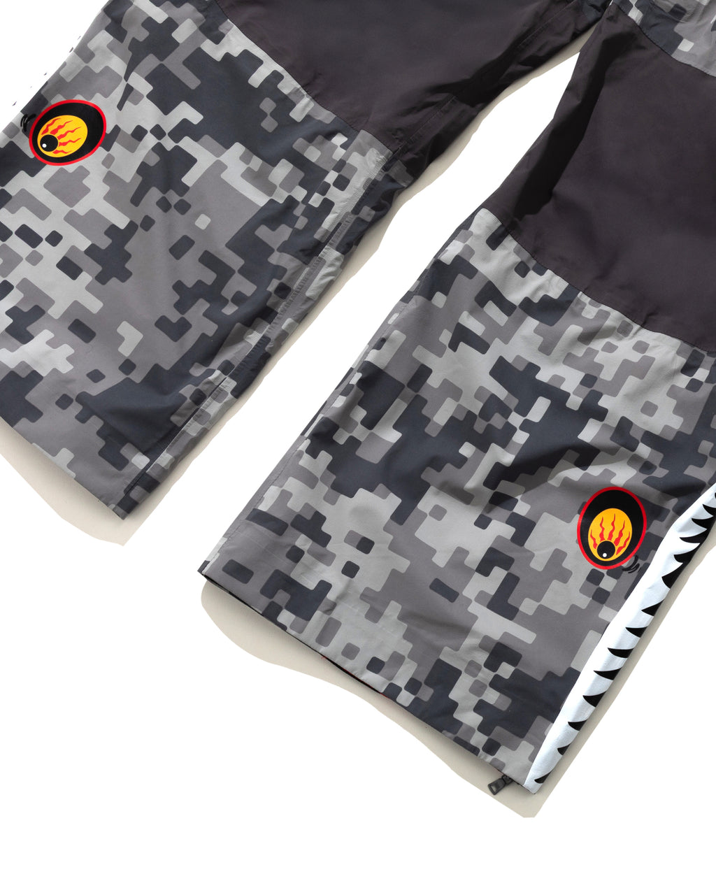 BAPE By Kazuki Kuraishi Pixelate Camo Shark 3 Layer Overalls