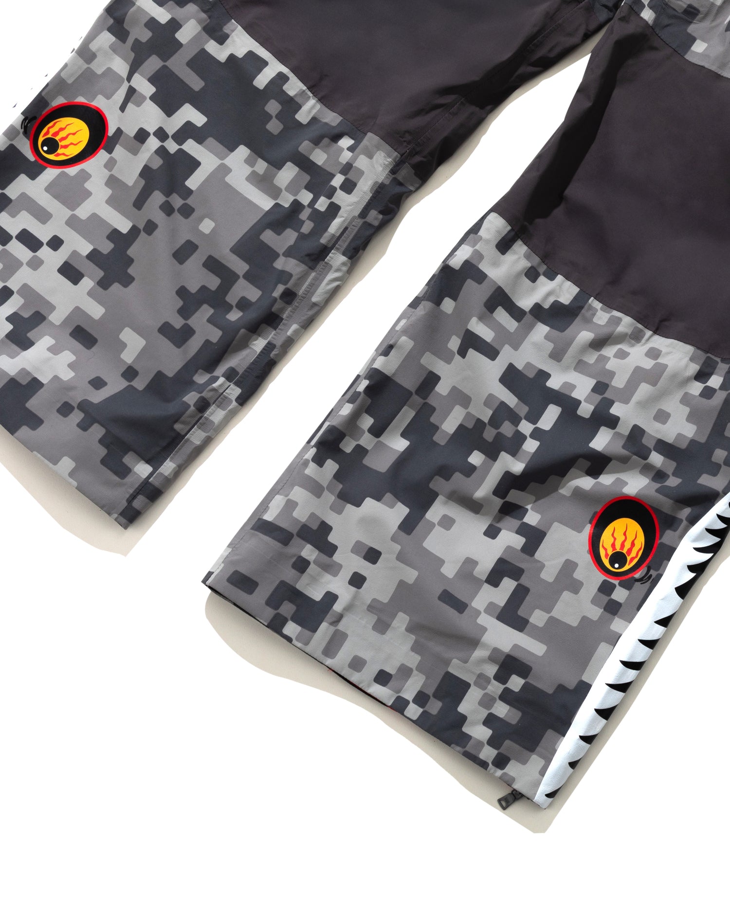 BAPE By Kazuki Kuraishi Pixelate Camo Shark 3 Layer Overalls