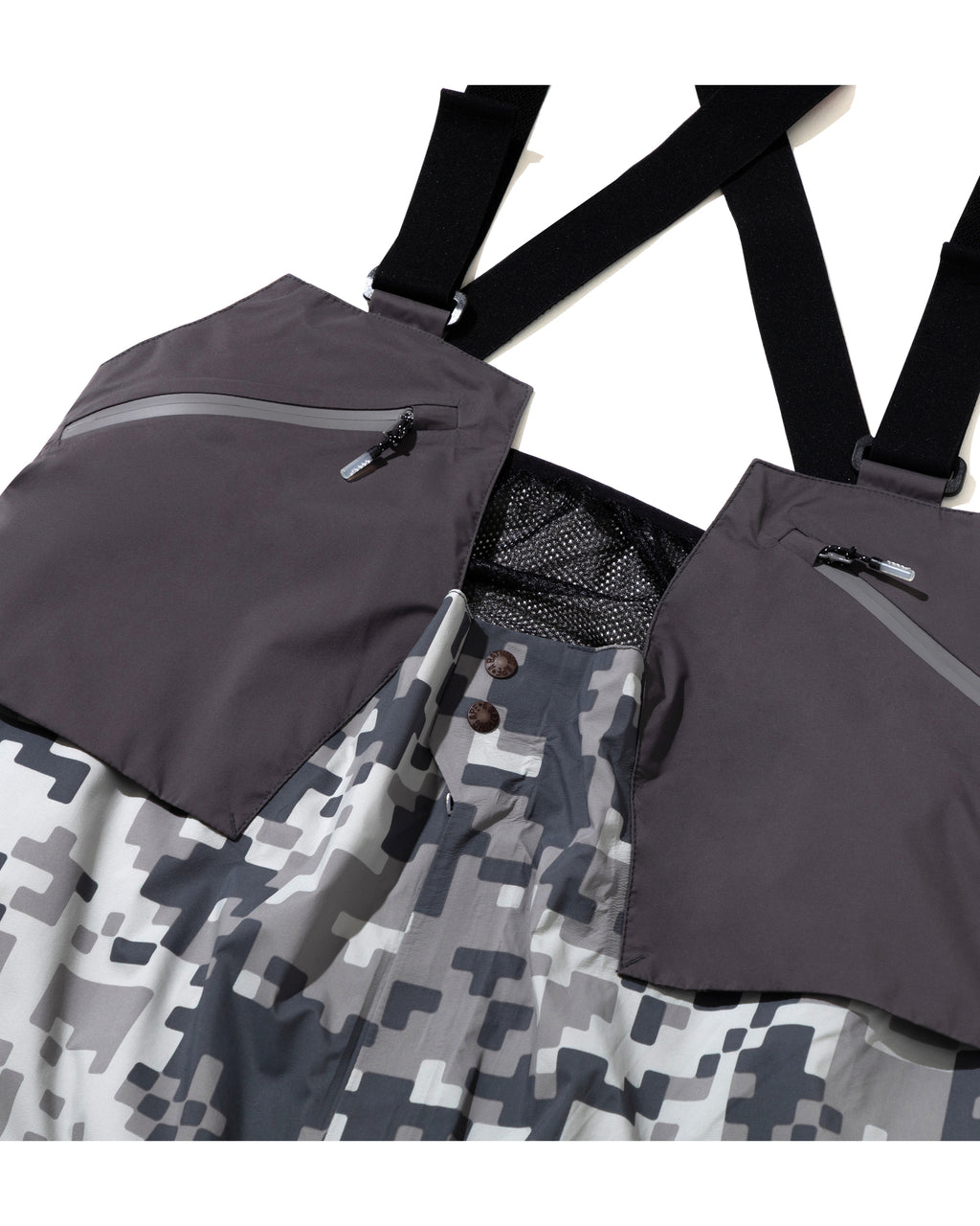 BAPE By Kazuki Kuraishi Pixelate Camo Shark 3 Layer Overalls