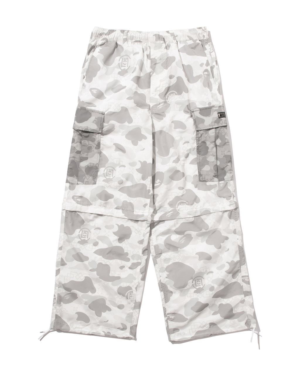 BAPE X Clot Camo Detachable Relaxed Fit Cargo Pants