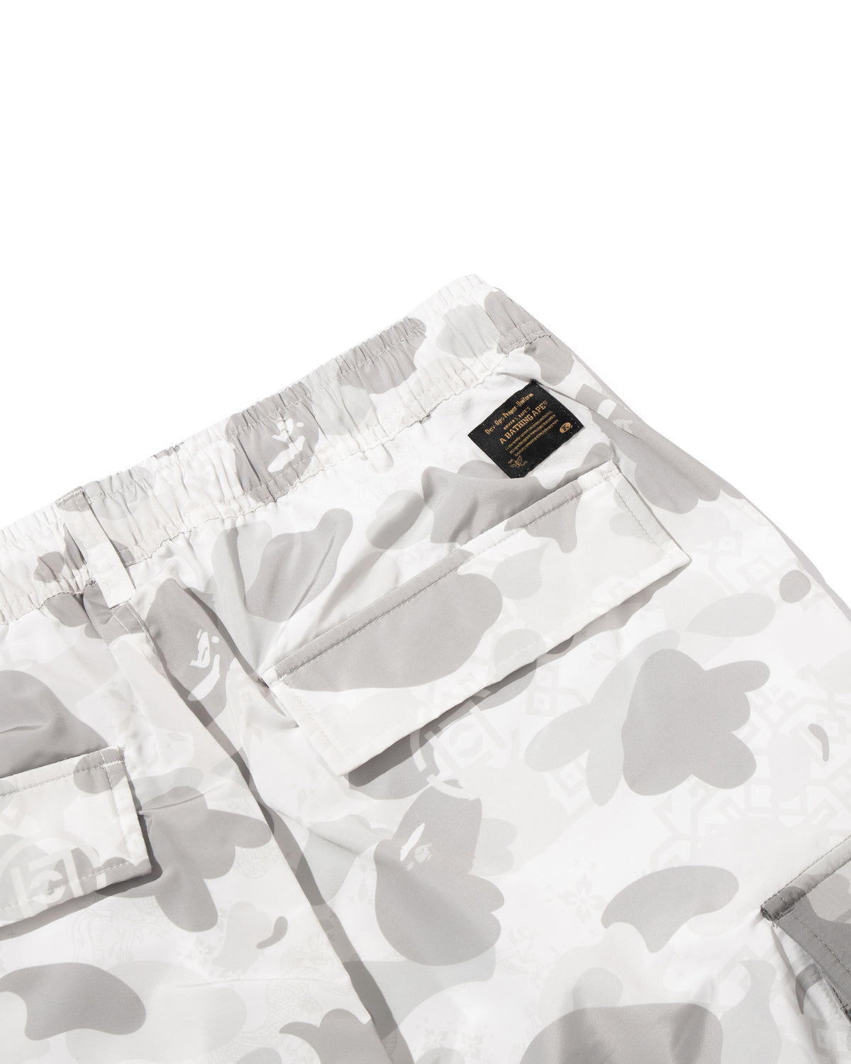 BAPE X Clot Camo Detachable Relaxed Fit Cargo Pants