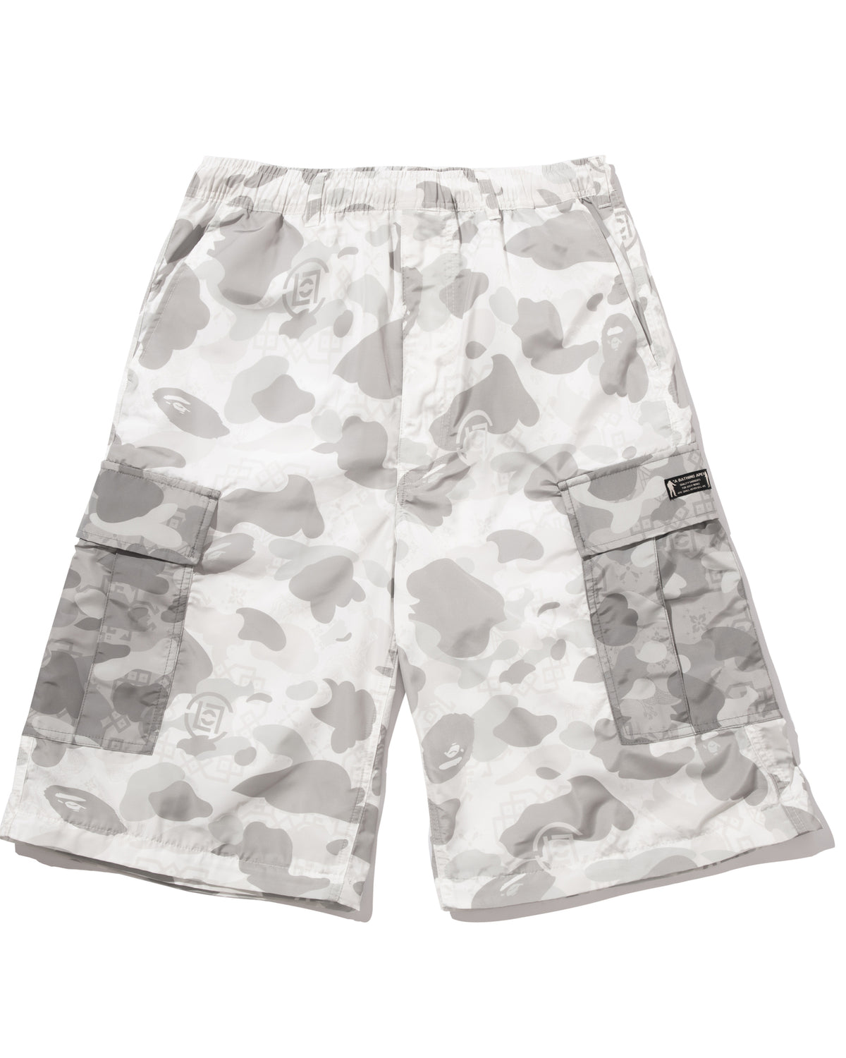 BAPE X Clot Camo Detachable Relaxed Fit Cargo Pants