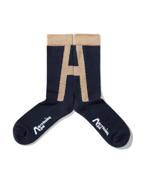 BAPE By Kazuki Kuraishi “A” Logo Socks