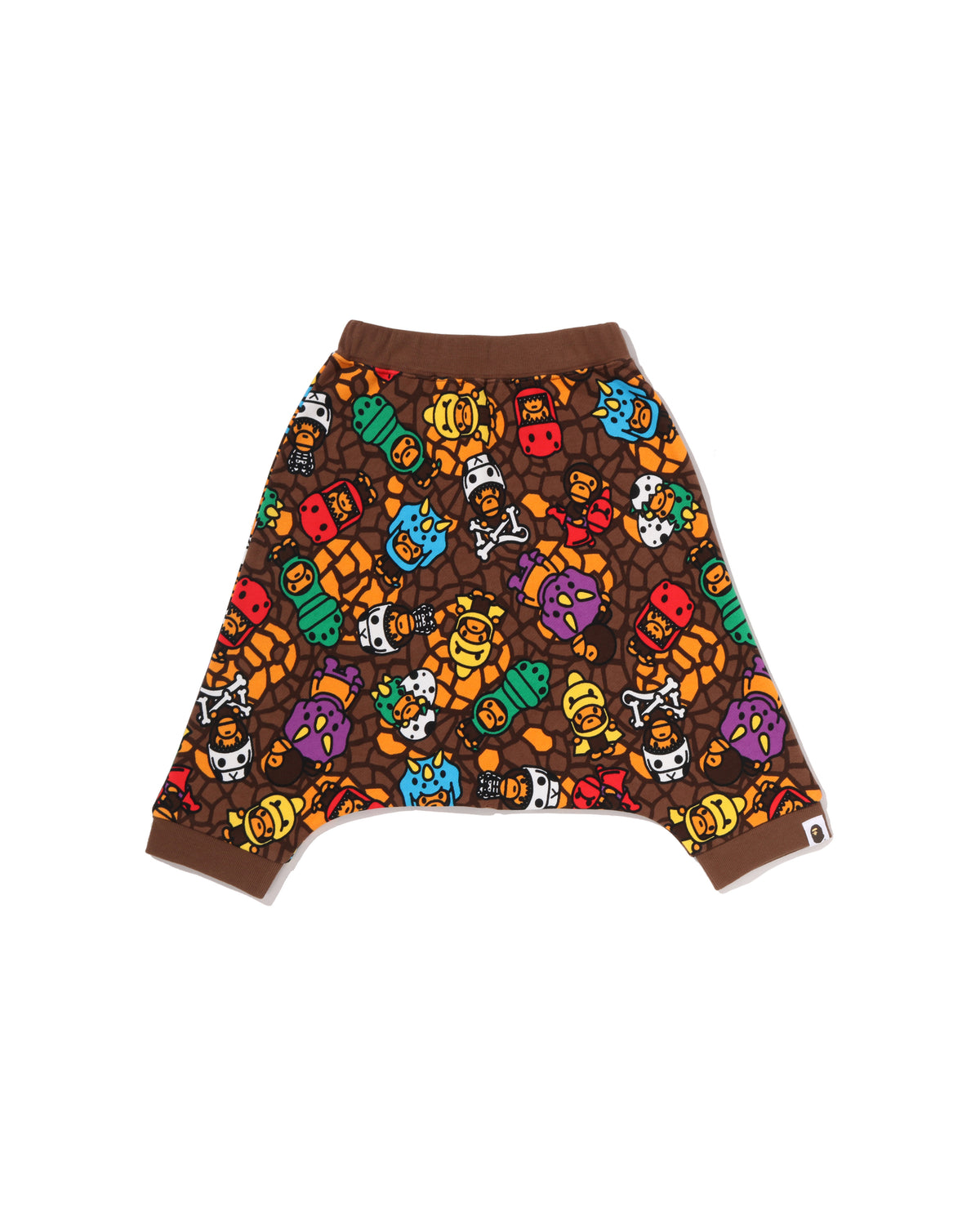 Kids Milo Multi Dinosaurs Pattern Sarouel Sweat Shorts