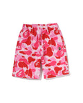 Kids Abc Camo Ape Head One Point Beach Shorts