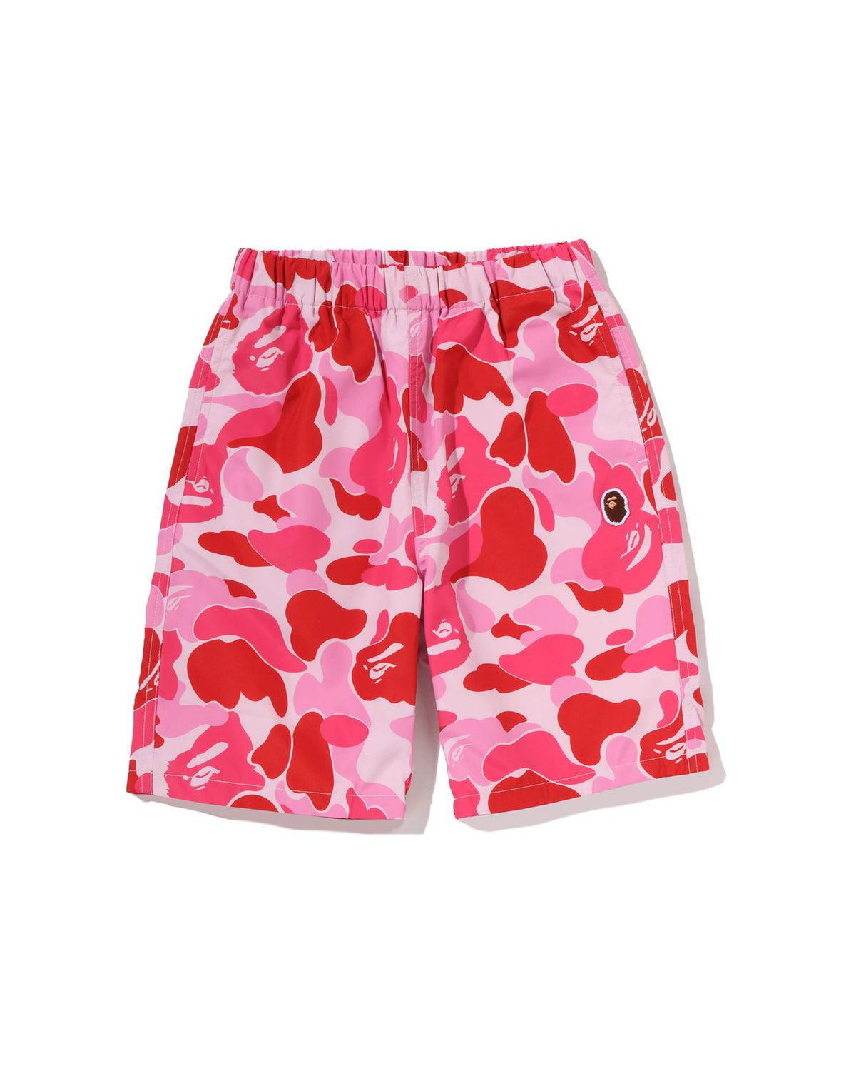 Kids Abc Camo Ape Head One Point Beach Shorts