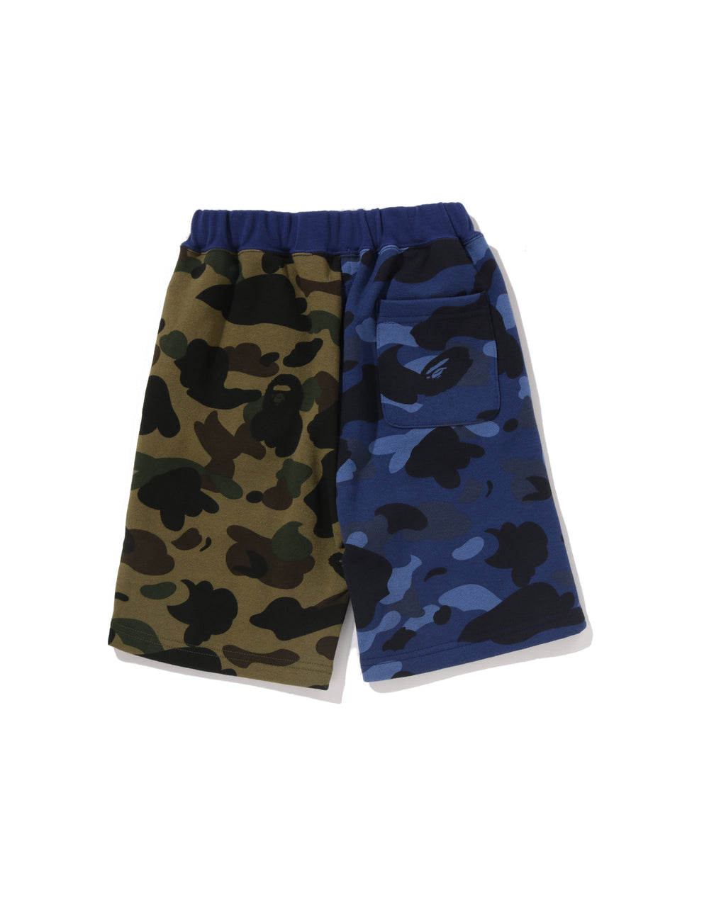 Kids Split Camo Shark Sweat Shorts