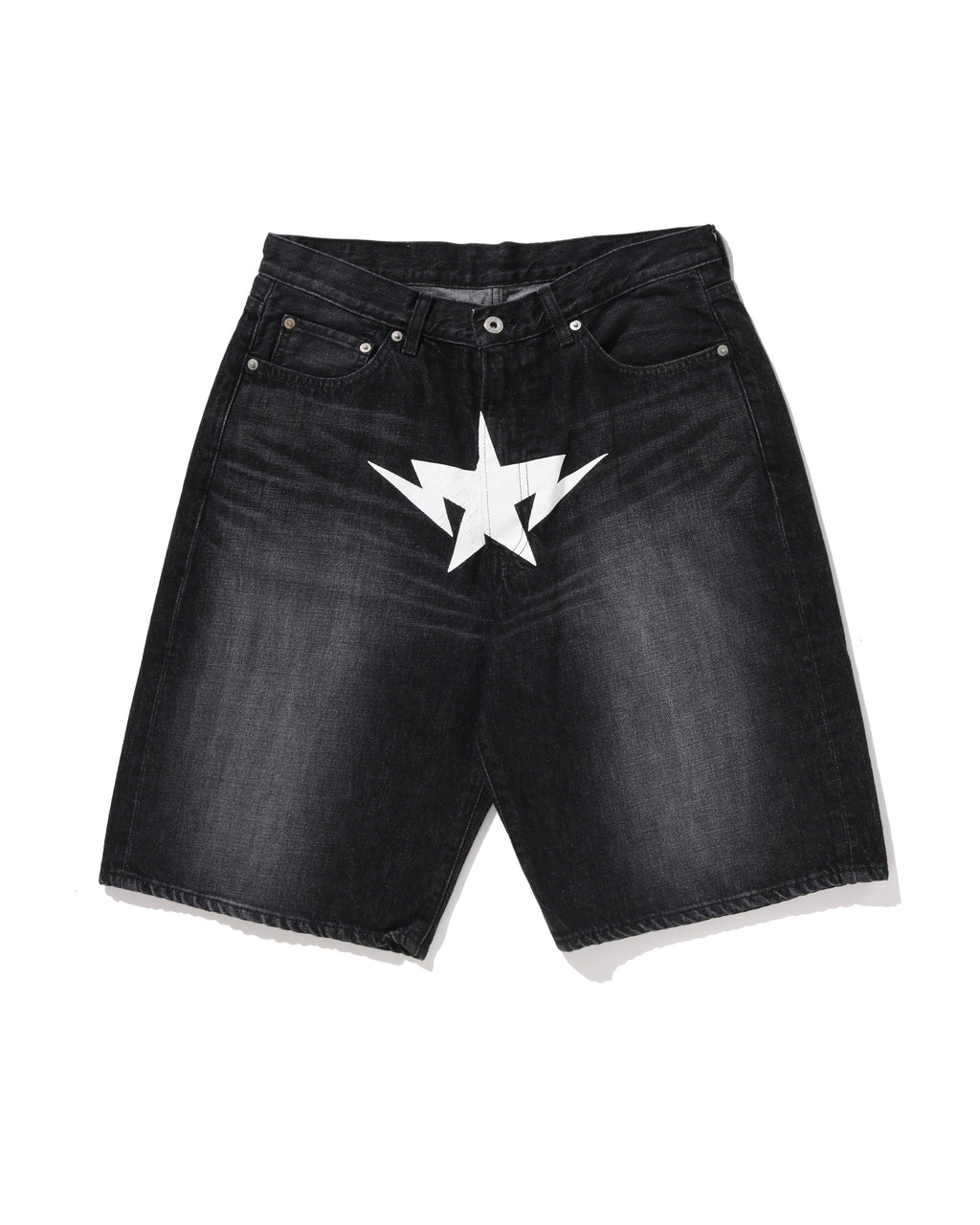 Twin STA Relaxed Fit Denim Shorts