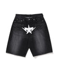 Twin STA Relaxed Fit Denim Shorts