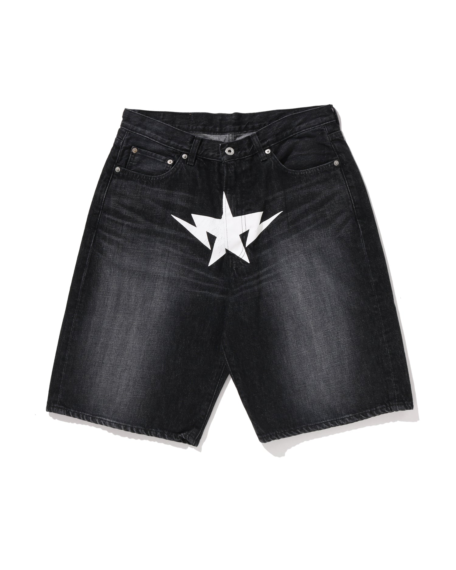 Twin STA Relaxed Fit Denim Shorts