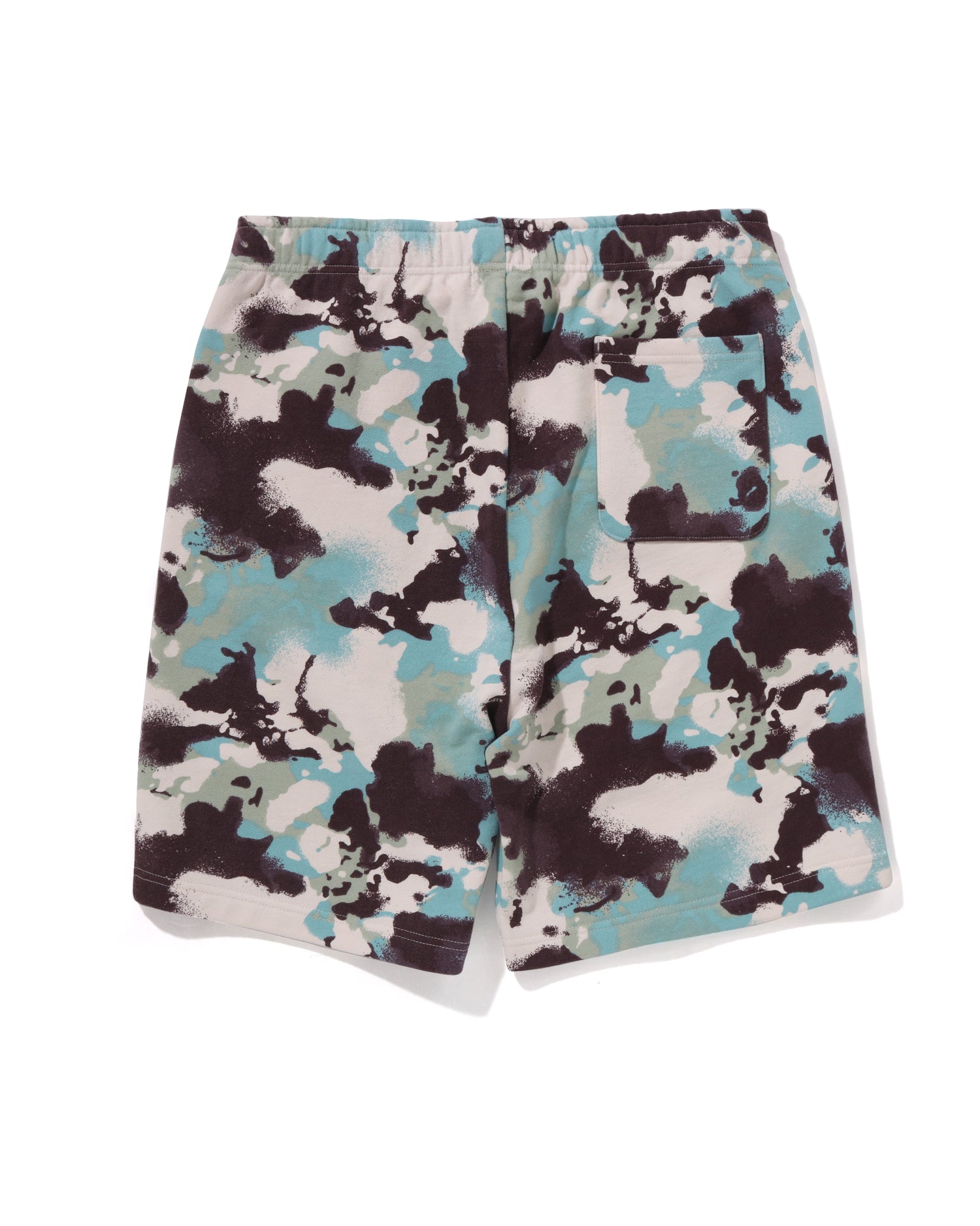 Map Camo Regular Fit Shark Sweat Shorts