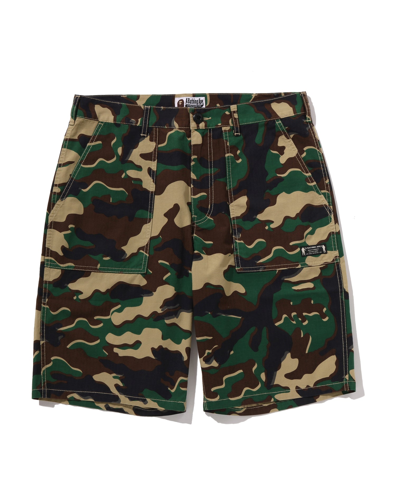 Glitch Woodland Camo Shorts