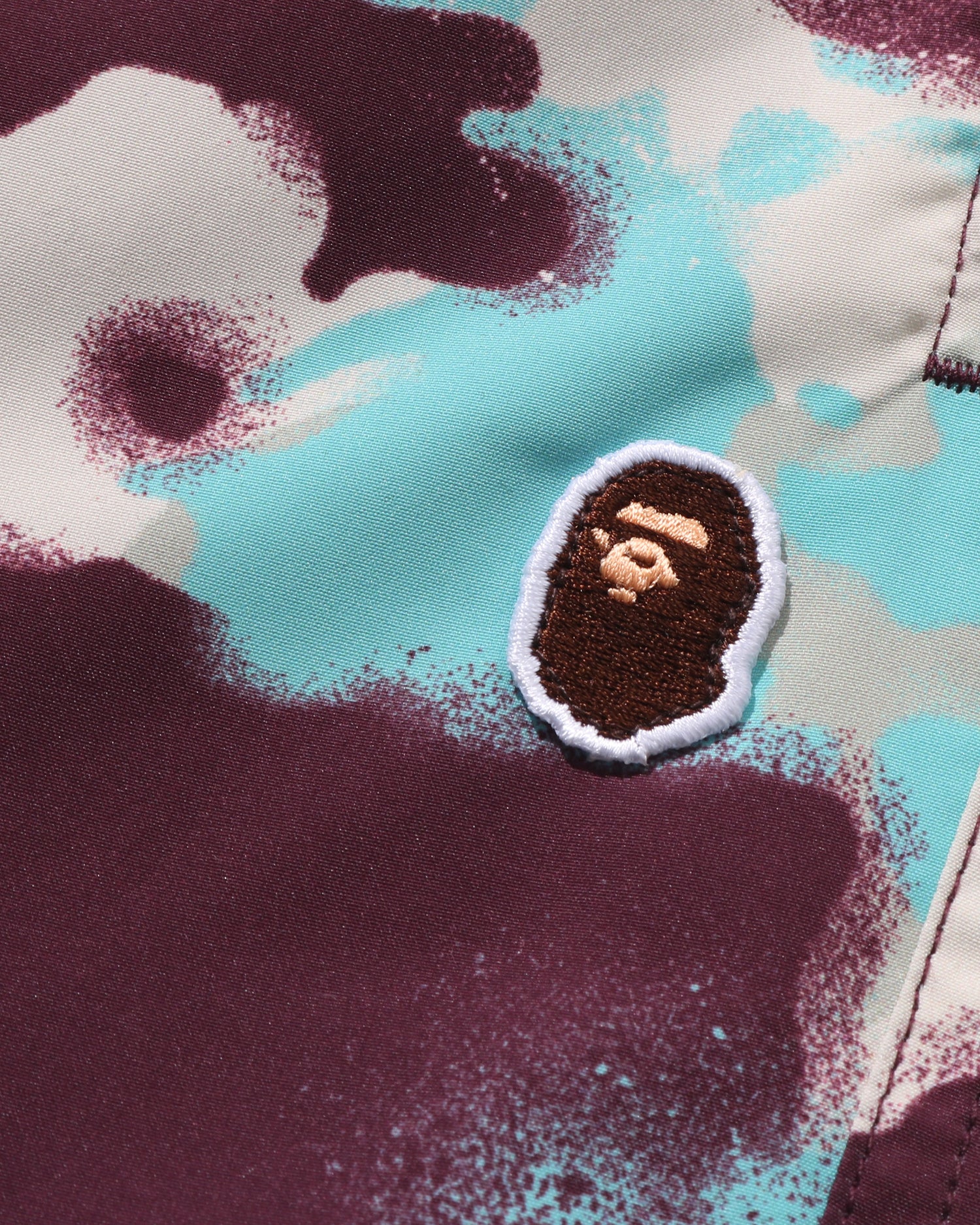 Map Camo Regular Fit Beach Shorts