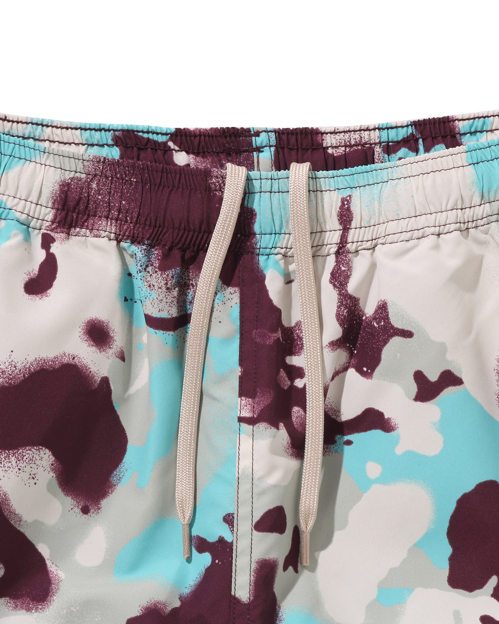 Map Camo Regular Fit Beach Shorts