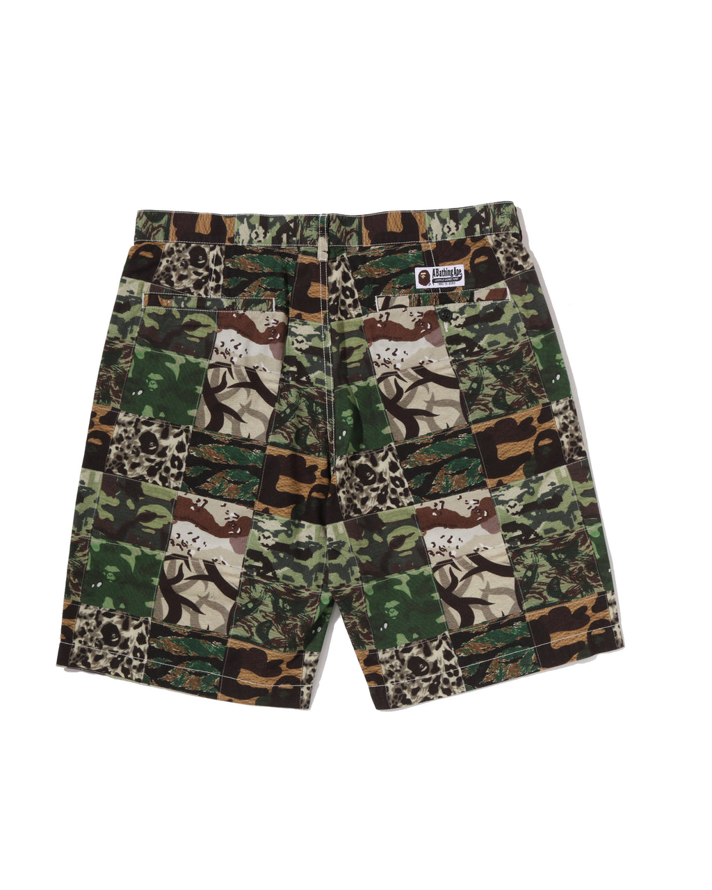 Camo Patchwork Shorts
