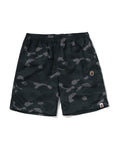 Color Camo Ape Head One Point Beach Shorts