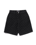 College Monogram Relaxed Fit 13oz Denim Shorts