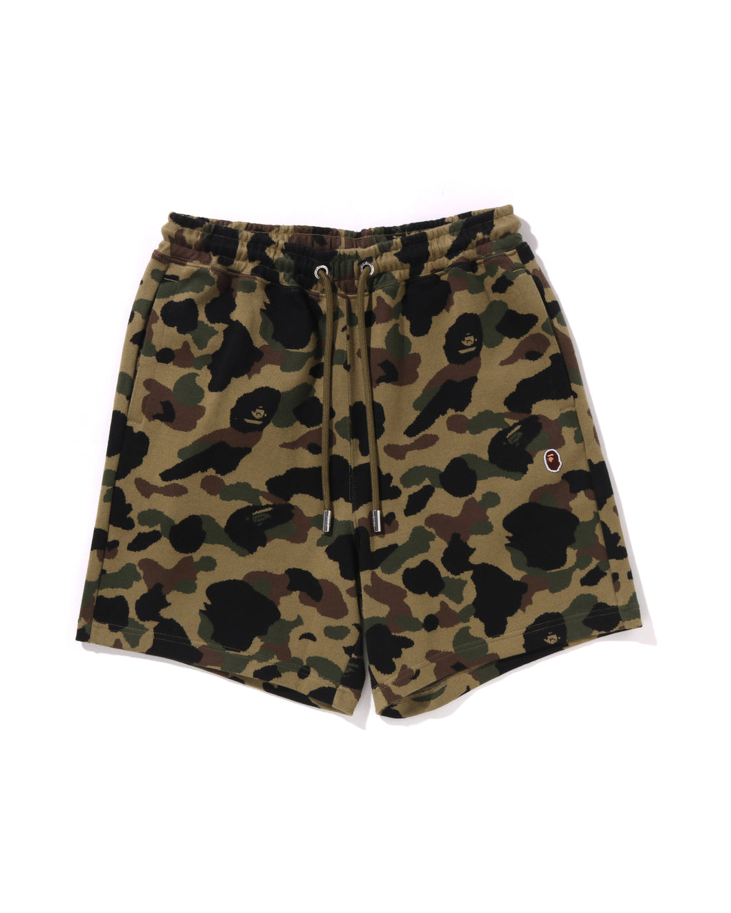 1st Camo Jacquard One Point Relaxed Fit Sweat Shorts