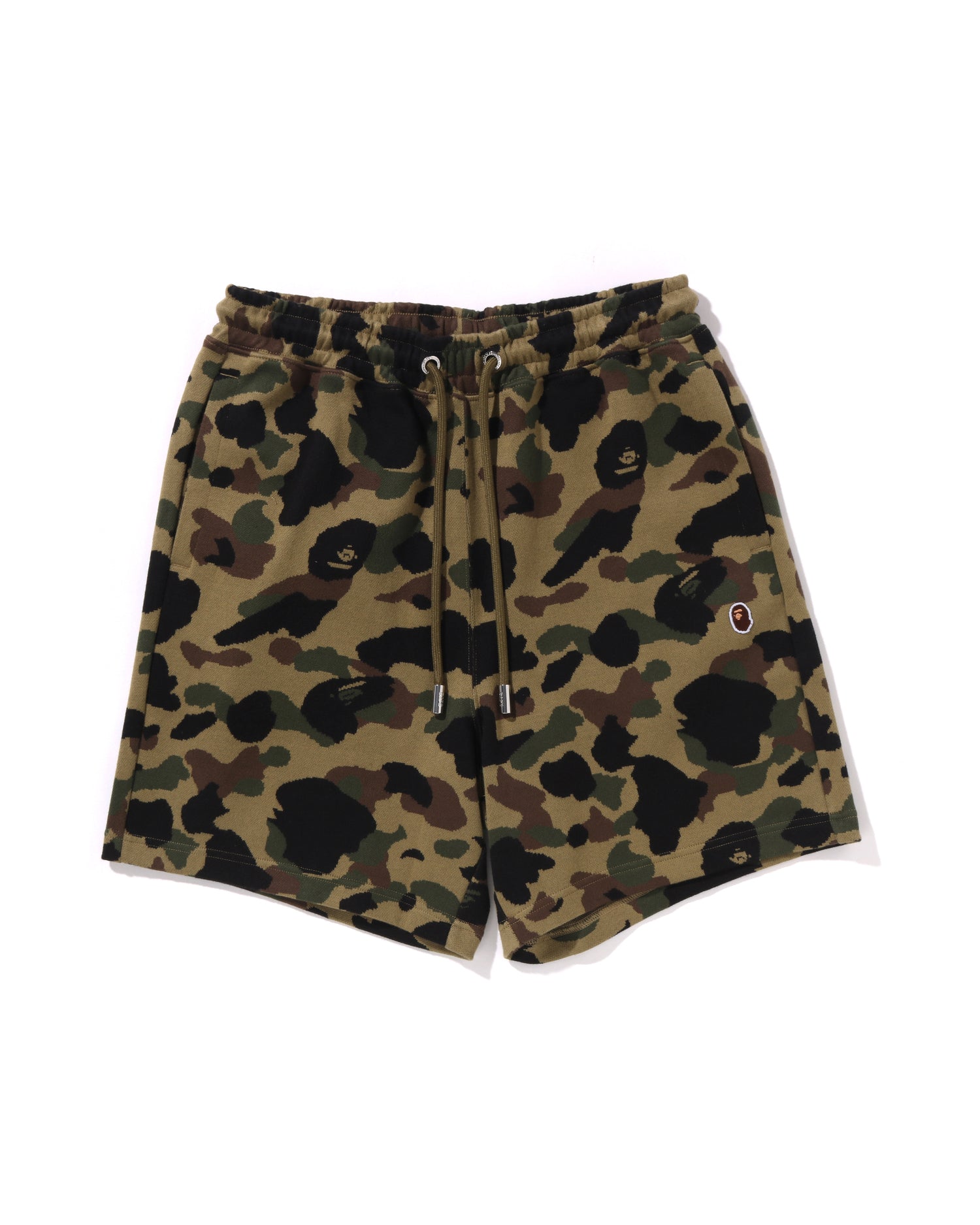 1st Camo Jacquard One Point Relaxed Fit Sweat Shorts