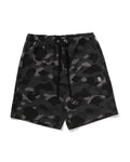 Color Camo Metal Ape Head Relaxed Fit Sweat Shorts
