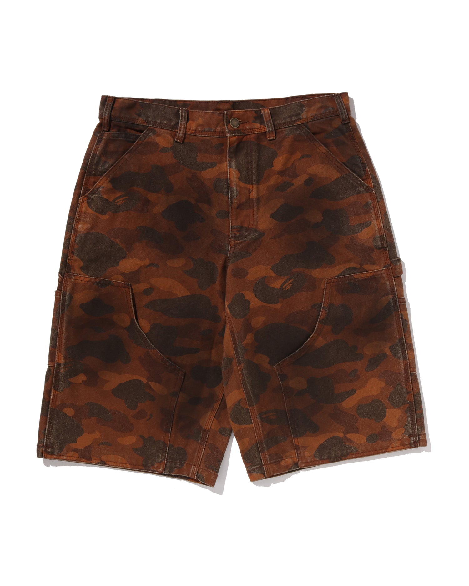 Solid 1st Camo Garment Dyed Relaxed Fit Work Shorts