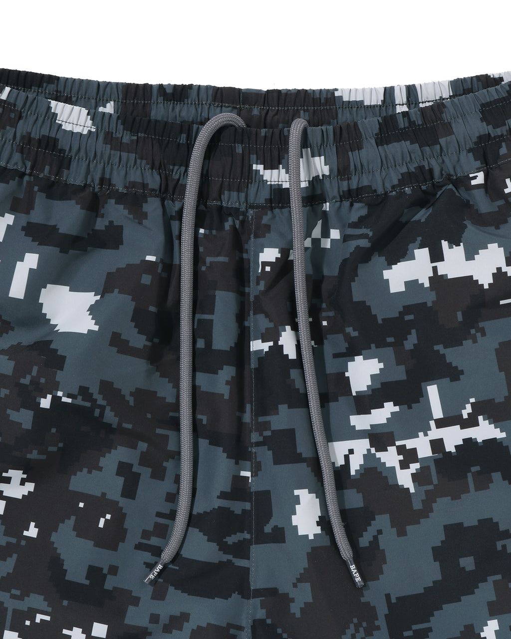 Multi Pixel Camo Relaxed Fit Beach Shorts