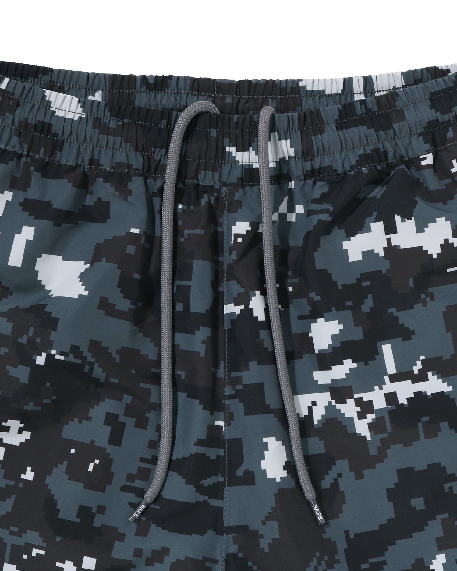 Multi Pixel Camo Relaxed Fit Beach Shorts