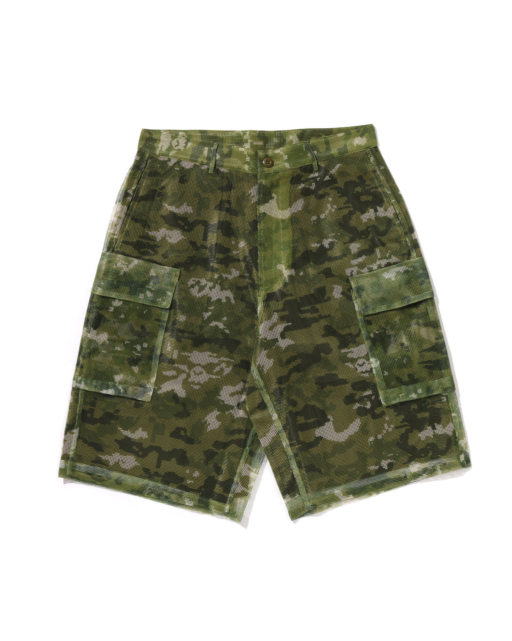 Multi Pixel Camo Cargo Relaxed Fit Shorts