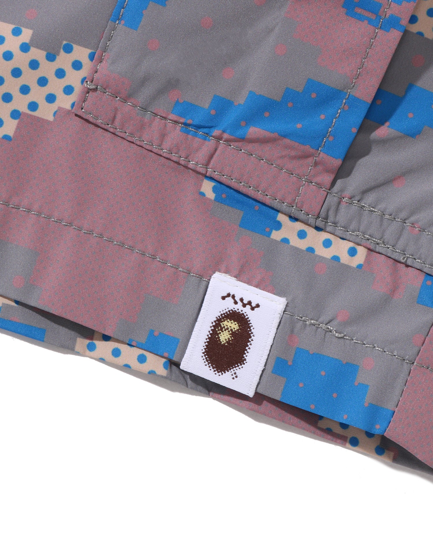 BAPE by Kazuki Kuraishi Camo Belted 3 Layer Cargo Shorts