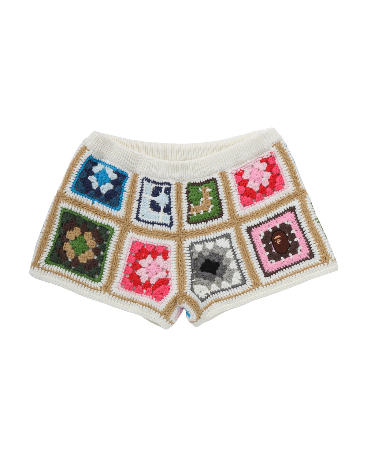 Ape Head One Point Crochet Shorts